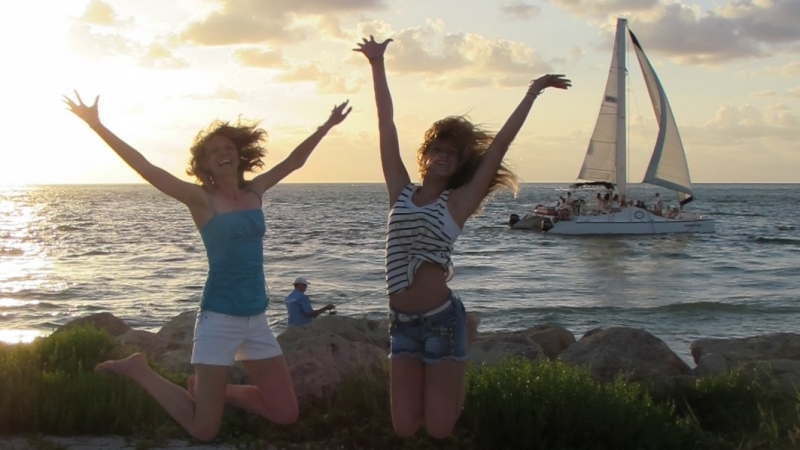 Come sail away  with us. 2